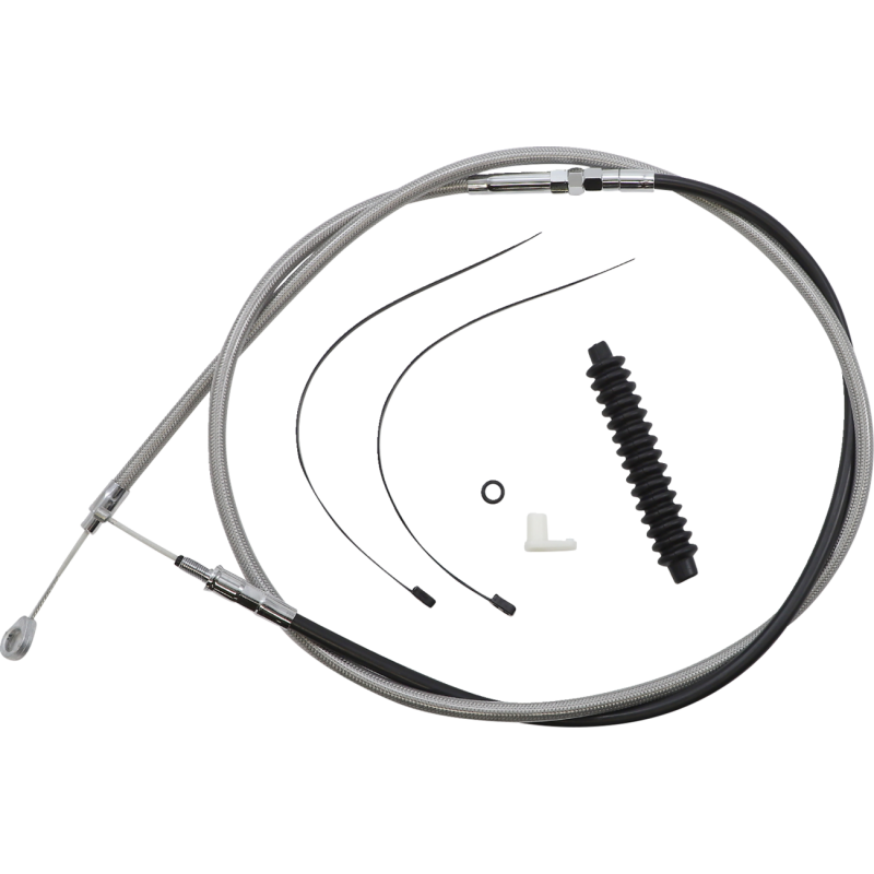 XR Stainless w/ Chrome Fittings DOT Handlebar Installation Kit, 15"-17" Apes