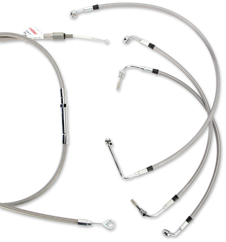 Ape Hanger Install Kit - Stainless Steel