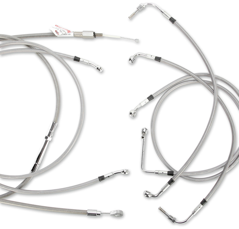 Ape Hanger Install Kit - Stainless Steel