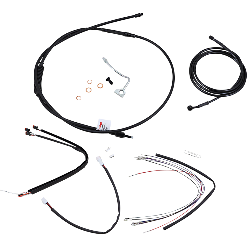 Ape Hanger Install Kit - Black Vinyl