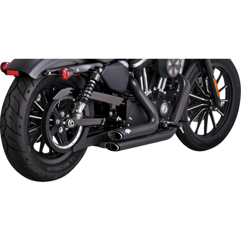 Vance & Hines Shortshots Staggered PCX Exhaust System Matte Black