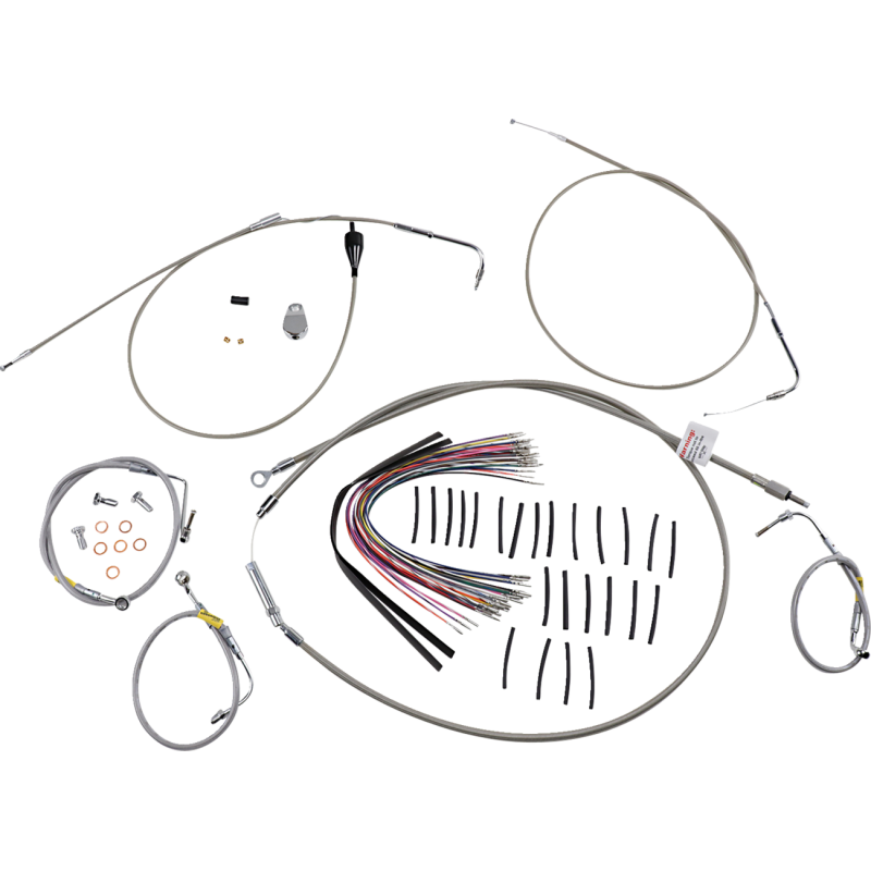 Ape Hanger Install Kit - Stainless Steel