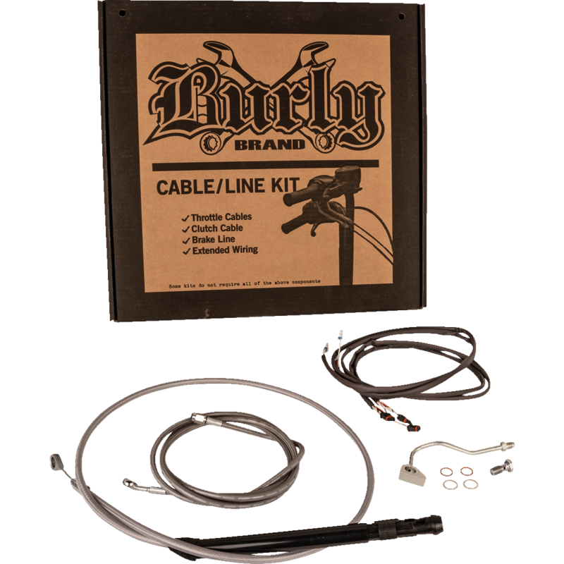 Ape Hanger Install Kit - Stainless Steel