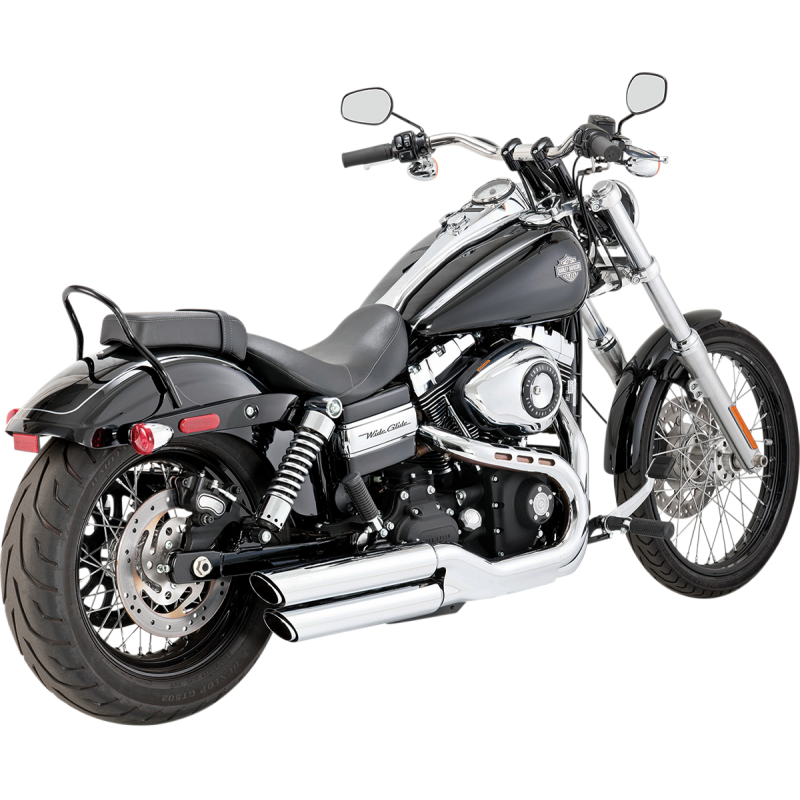 3" Twin Slash Slip-On Muffler Chrome