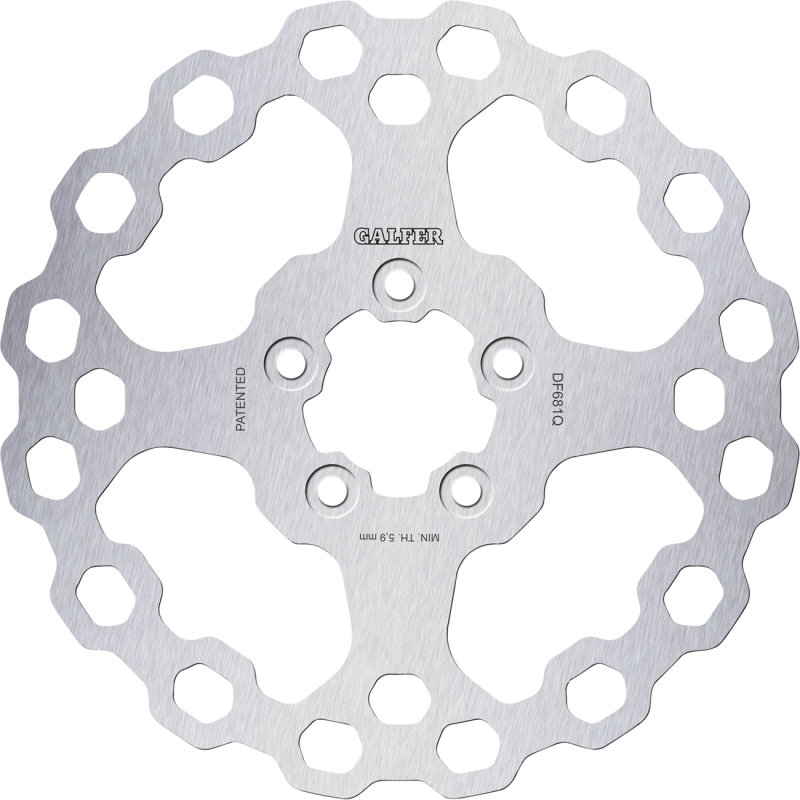 Galfer Cubiq Rear Rotor - Solid-mount