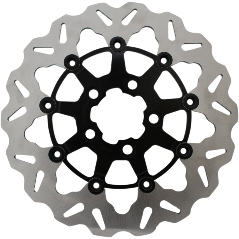 Full-floating Rear Rotor, Black Carrier