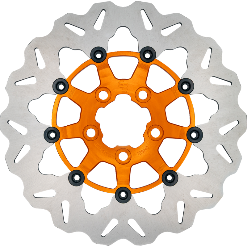 Full-floating Rear Rotor, Orange Center