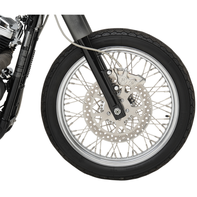 Front Caliper, Chrome, Left