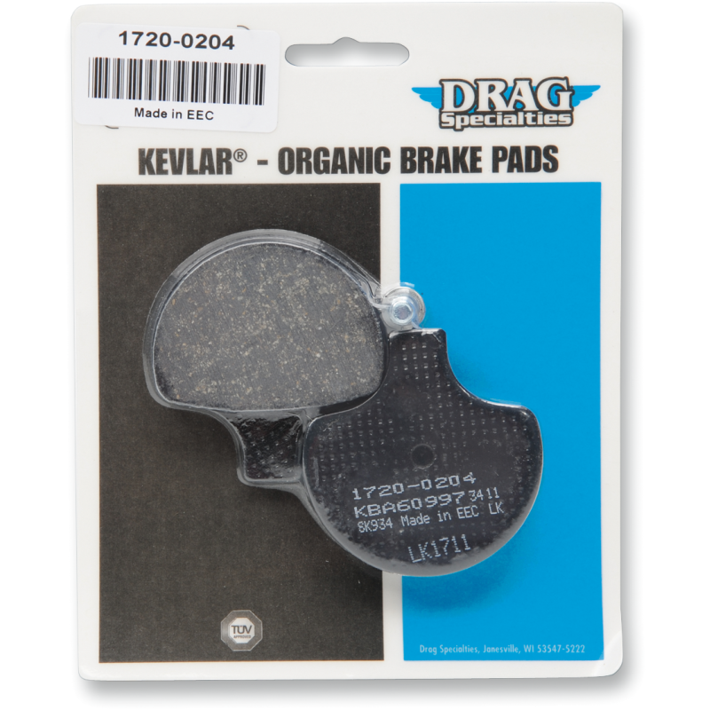 Organic Aramid Fiber Brake Pad 1720-0204