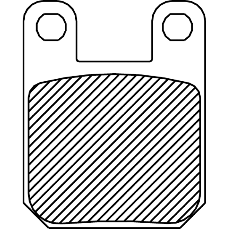 Organic Aramid Fiber Brake Pad 1720-0205