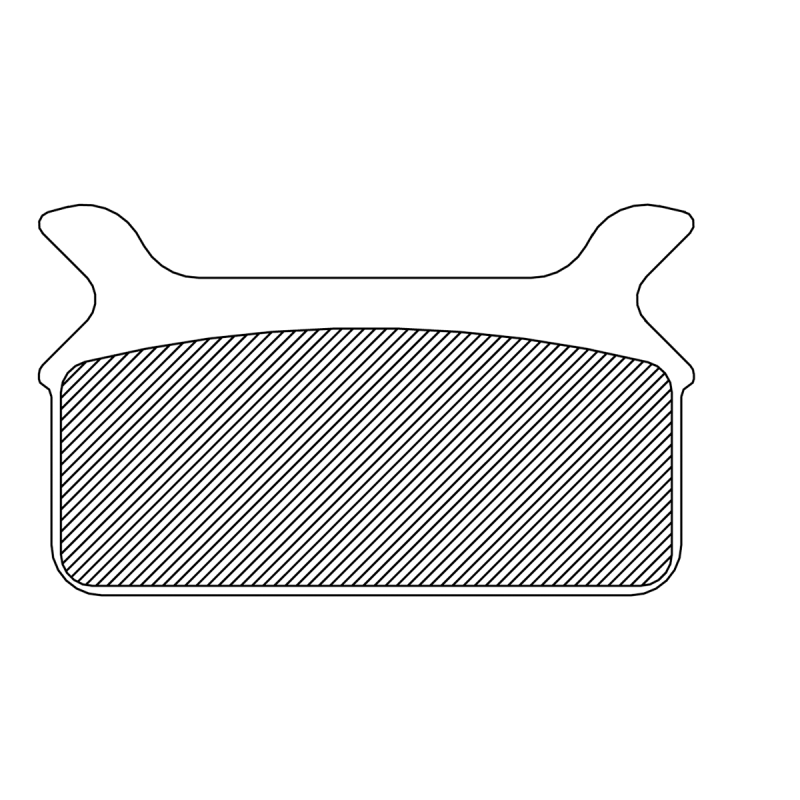 Organic Aramid Fiber Brake Pad 1720-0207