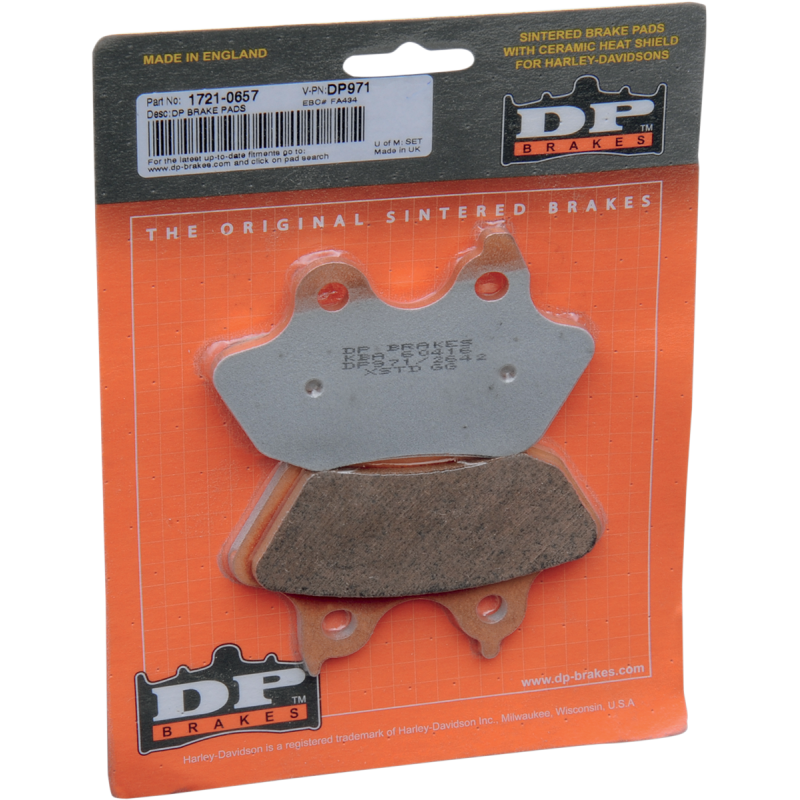 DP Sintered Rear Brake Pad 1721-0657