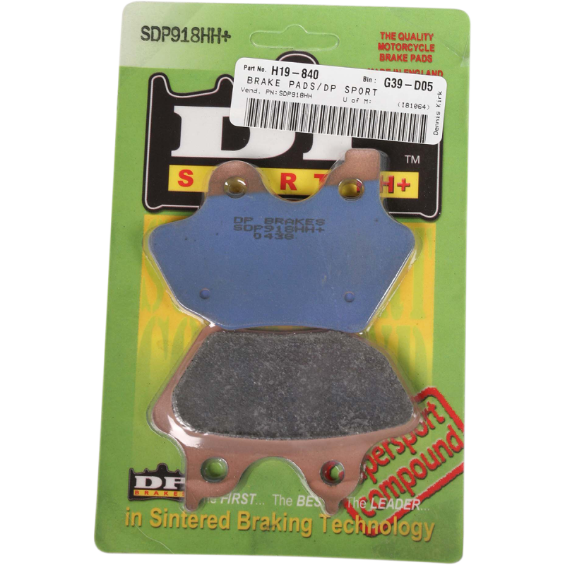 SDP Sport HH+ Front/Rear Brake Pad SDP-918HH