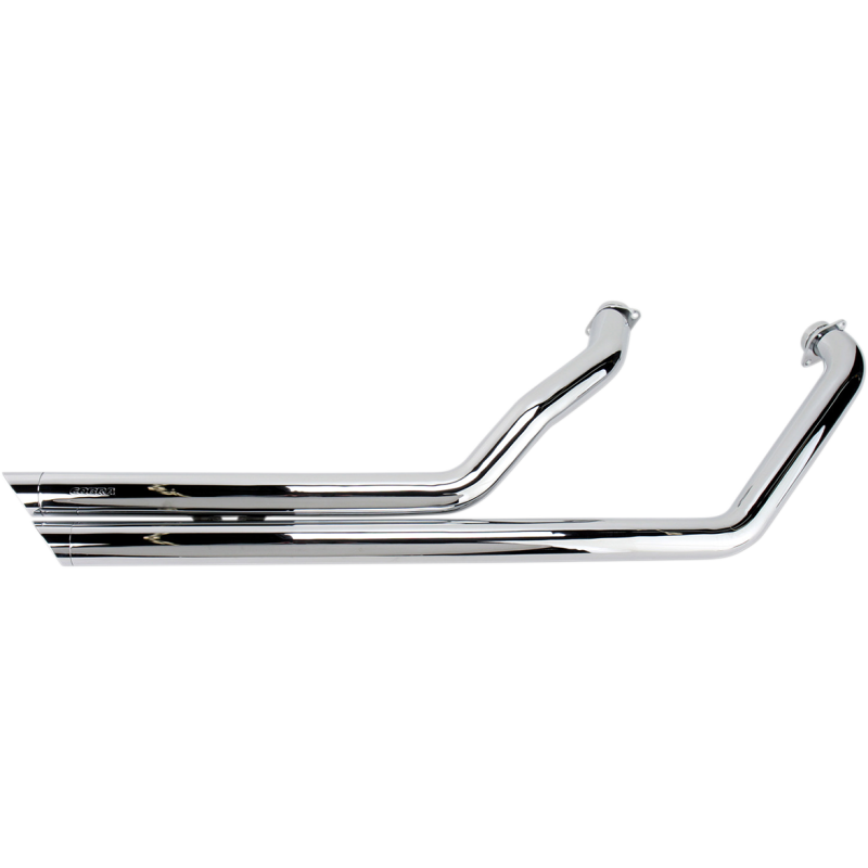 Streetrod Slashdowns Exhaust - Chrome