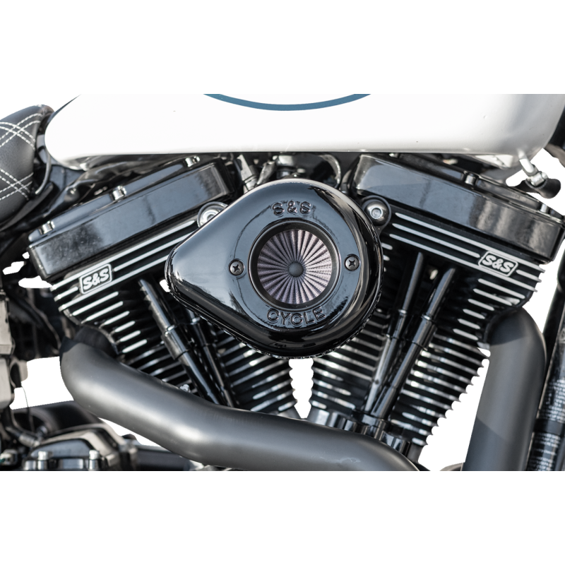 Air Stinger Kit with Teardrop Cover (Gloss Black) for Twin Cam