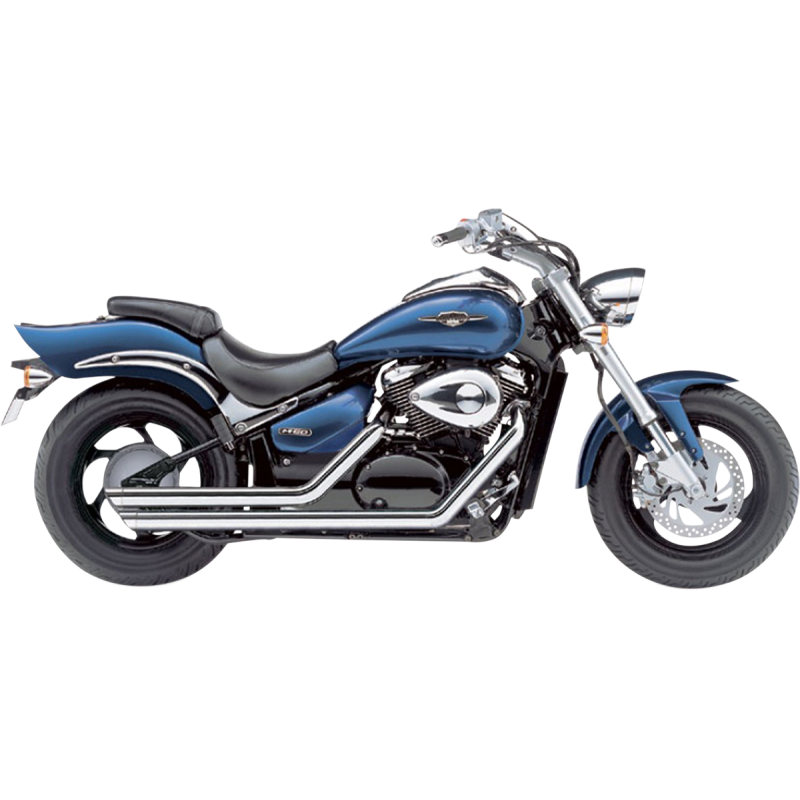 Streetrod Slashdowns Exhaust - Chrome