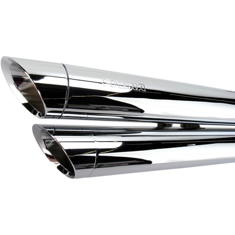 Streetrod Slashdowns Exhaust - Chrome