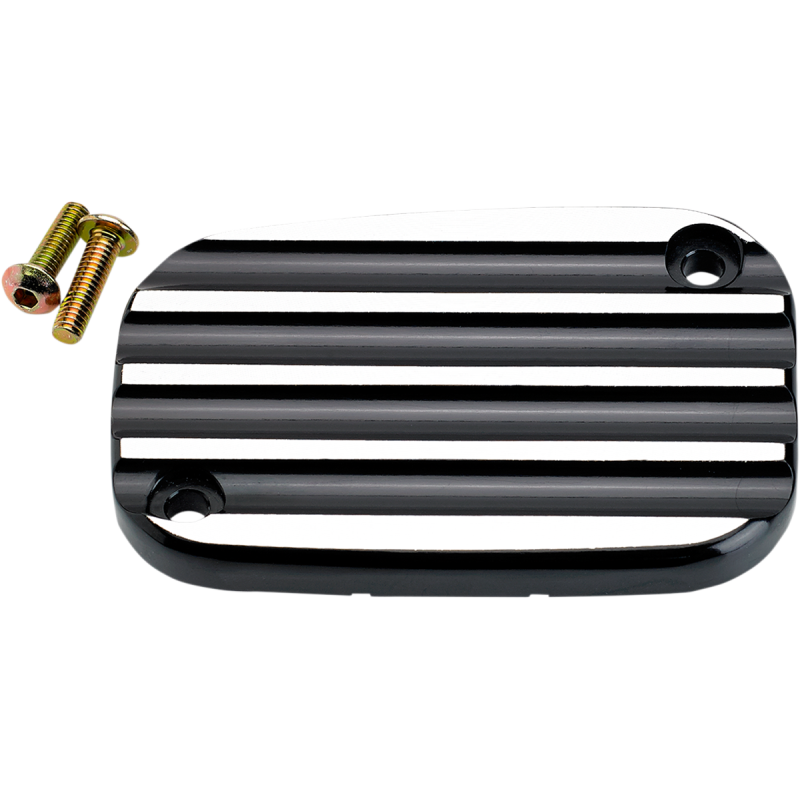 Finned Front Brake Cover (Black) 0610-0843