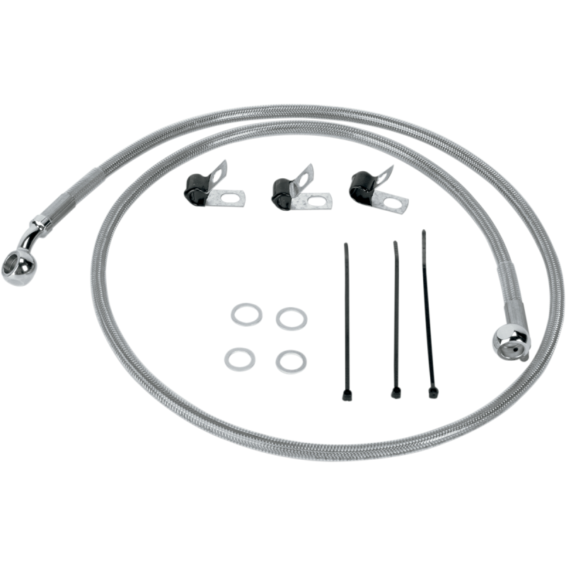 Clear Coated Brake Line Kit 1741-0872