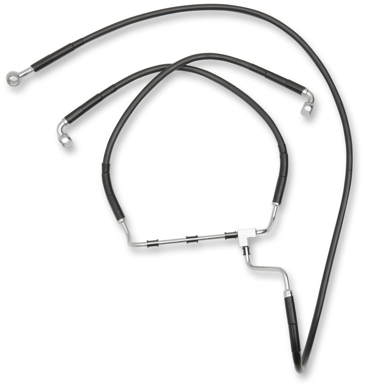 Black Vinyl Extended Brake Line (+4") 1741-3996