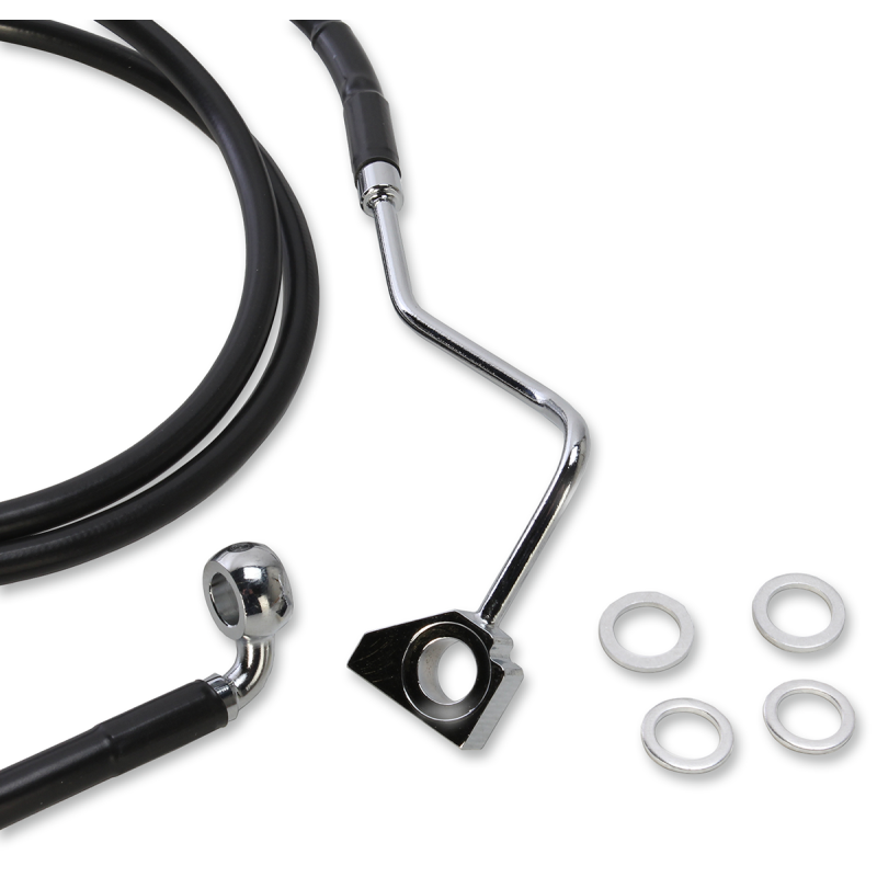 Black Vinyl Extended Brake Line (+6") 1741-4507