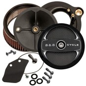 (image for) S&S CYCLE Stealth Kit with Air 1 Cover (Gloss Black) for M-Eight