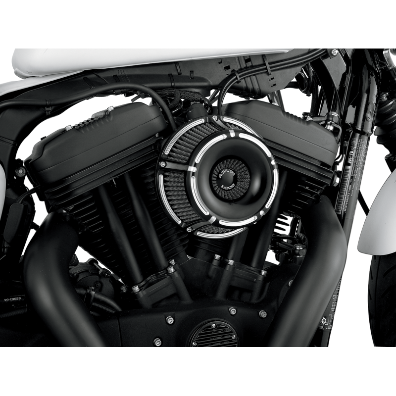 Inverted Series Slot Track Black Anodized