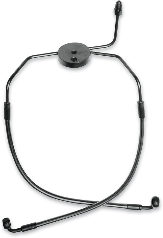 Black Pearl Lower Front Brake Line for 10-13 FLTRX, 11-13 FLTRX