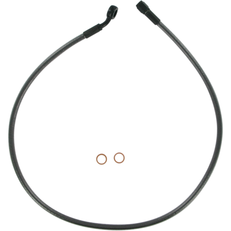 Black Pearl Alternate Upper Brake Line 29" - 10mm/35° Banjo