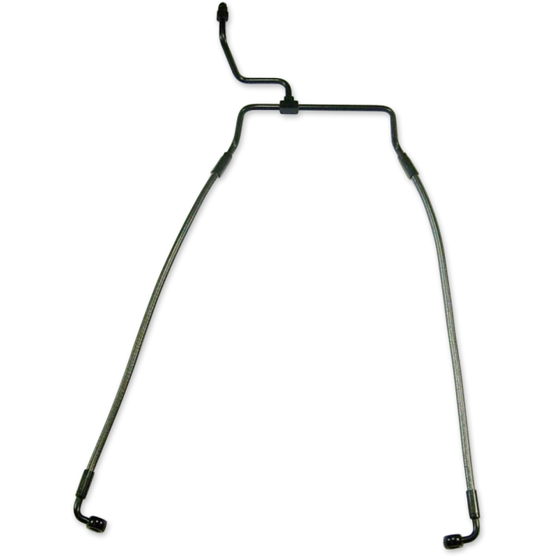 Black Pearl Lower Front Brake Line for 15-23 FLTRX