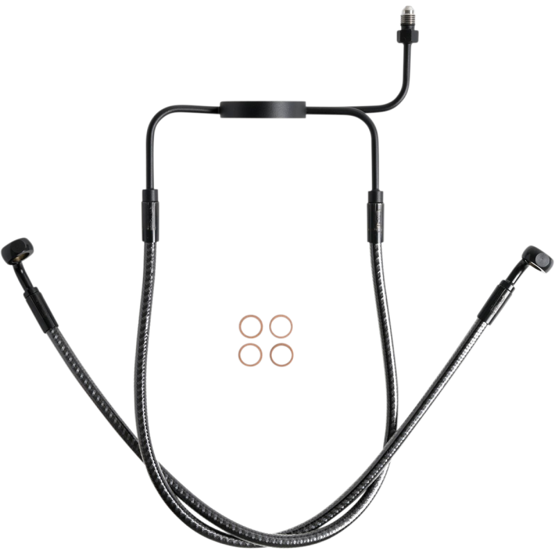 Karbonfibr Lower Front Brake Line for 02-03 XL883R