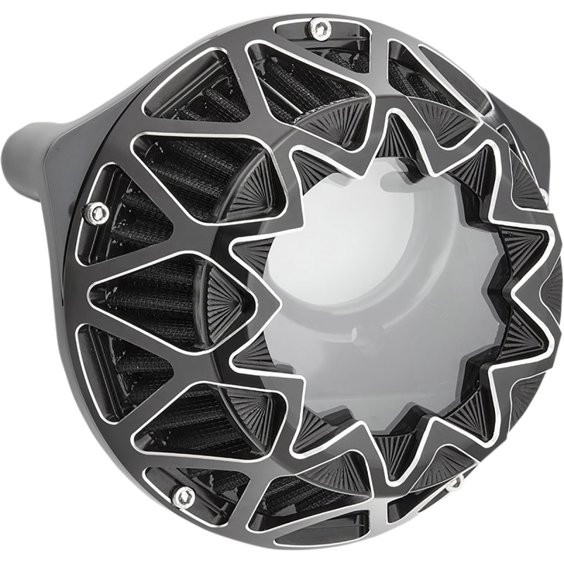Crossfire Air Cleaner Black Anodized with Machined Accents