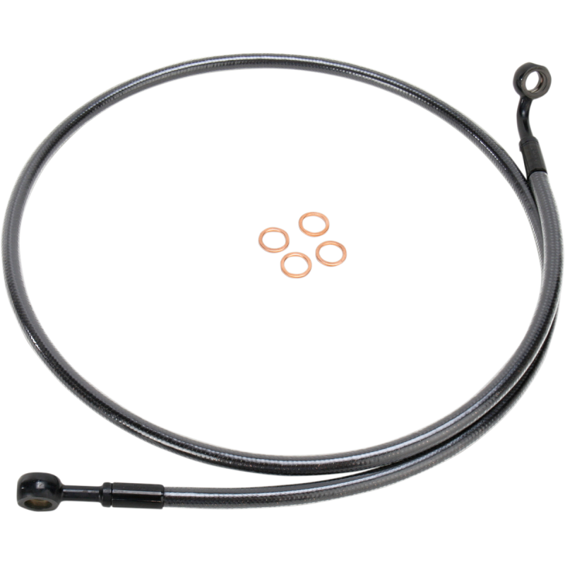 Alternative Length Front Brake Line, 44" - Black Pearl
