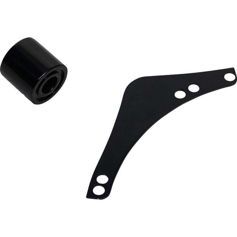 Left Replacement Breather Bolt Cover Plate (Black)