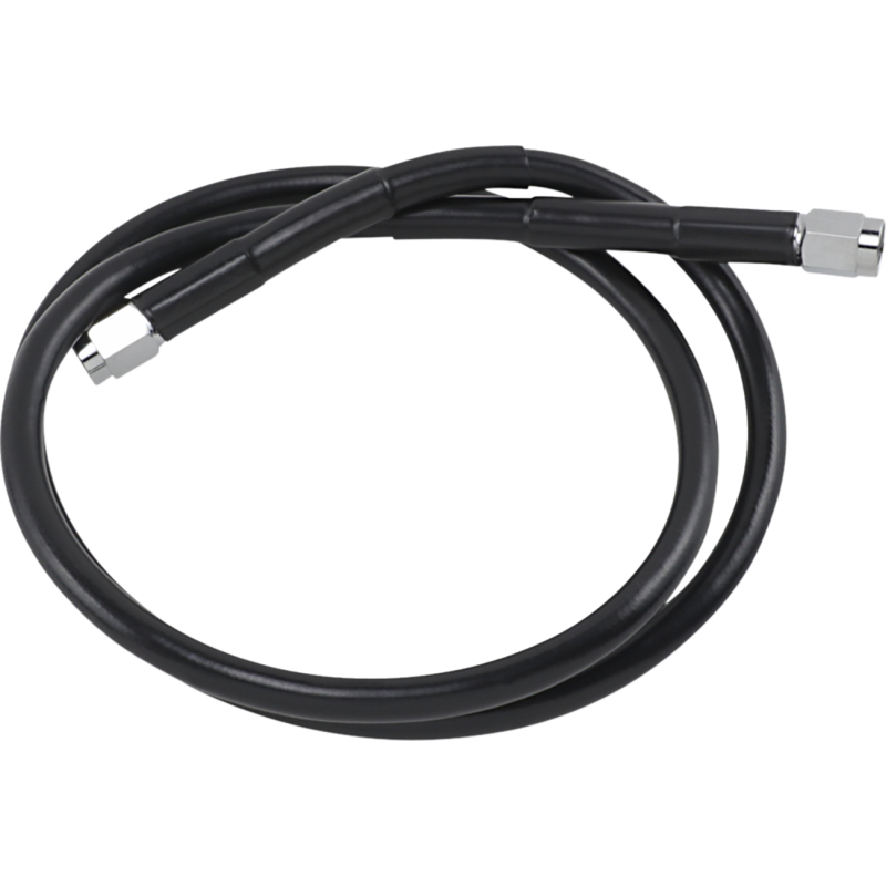 Black Vinyl-Coated Stainless Steel Brake Line 36"