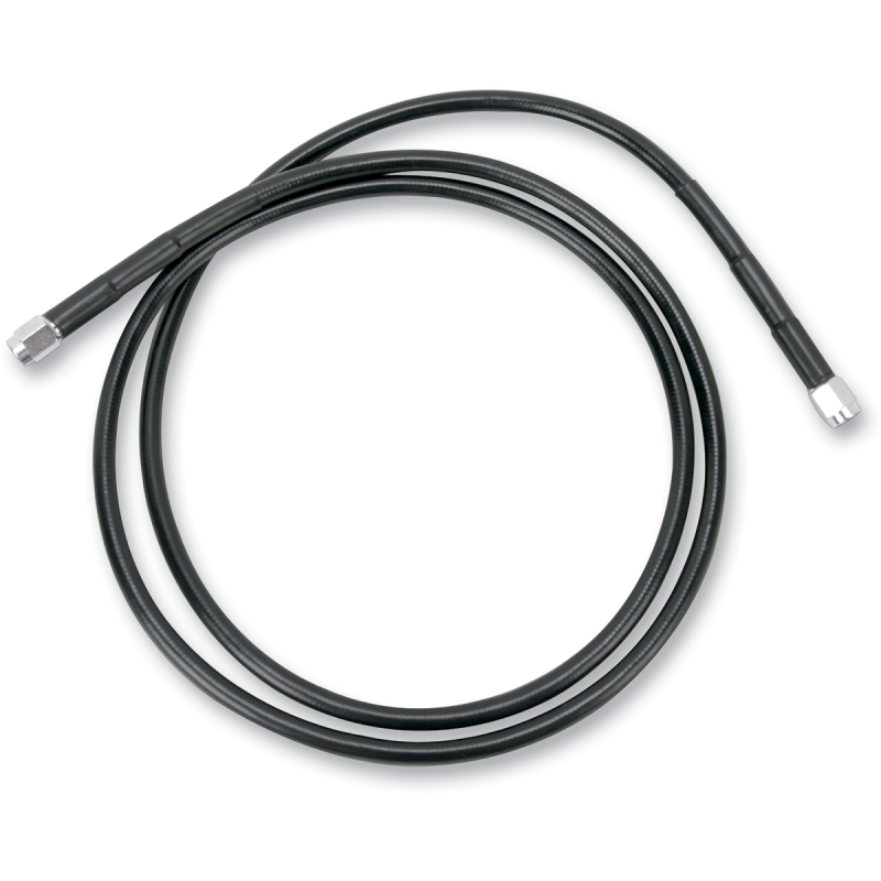 Black Vinyl-Coated Stainless Steel Brake Line 60"