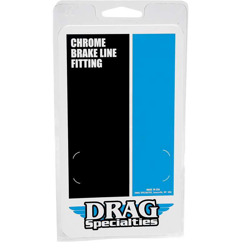 Chrome Fitting - 3/8"-24 dual disc tee