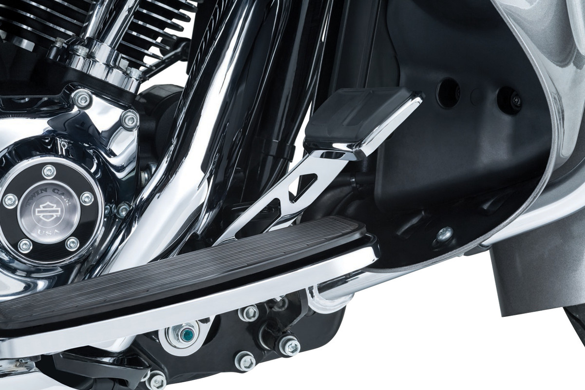 Girder Extended Brake Pedal Chrome (w/ lowers)