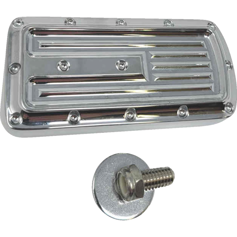 Dimpled Brake Pedal Pad Chrome (Floorboards)