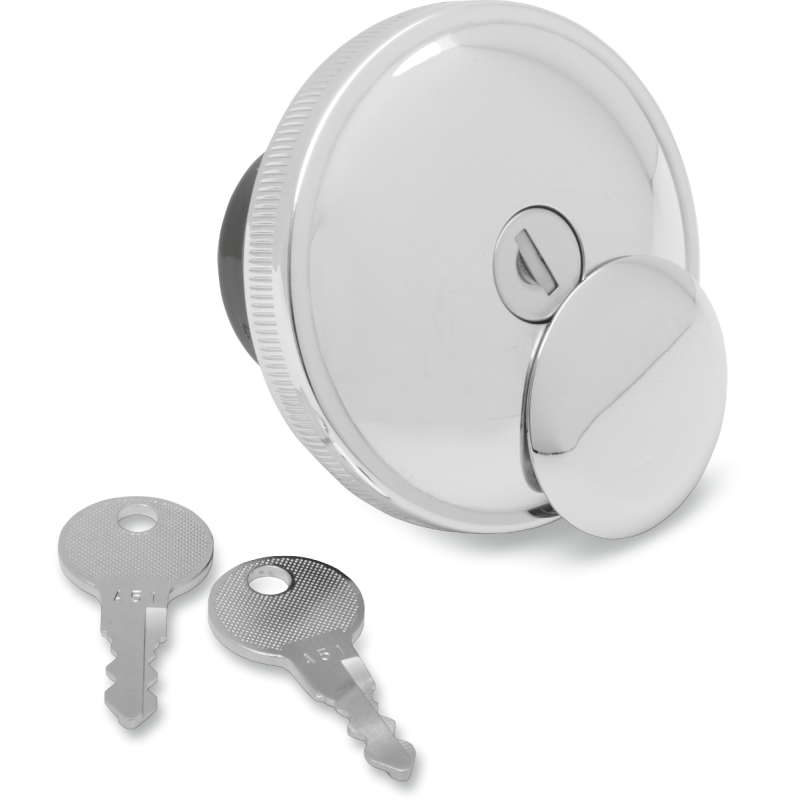Locking Gas Cap Vented Chrome