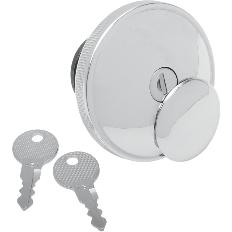 Locking Gas Cap Non-Vented Chrome
