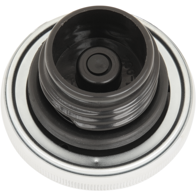 Locking Skull Gas Cap Chrome Vented