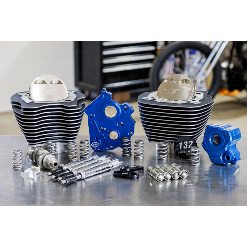 S&S Cycle 132" Power Packages for M-Eight