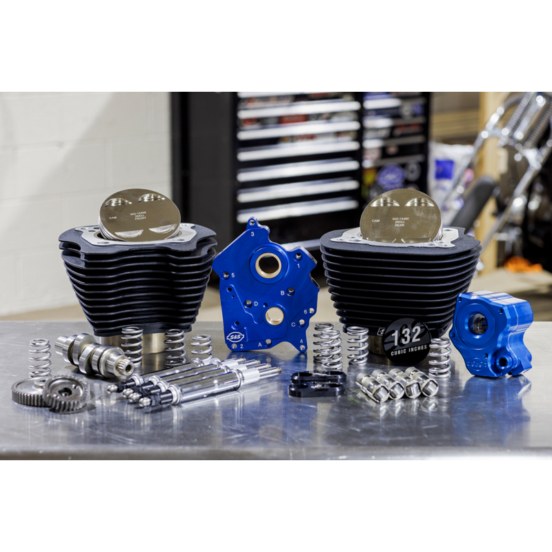 132" Power Package, Wrinkle Black (Non-Highlight), Gear Drive