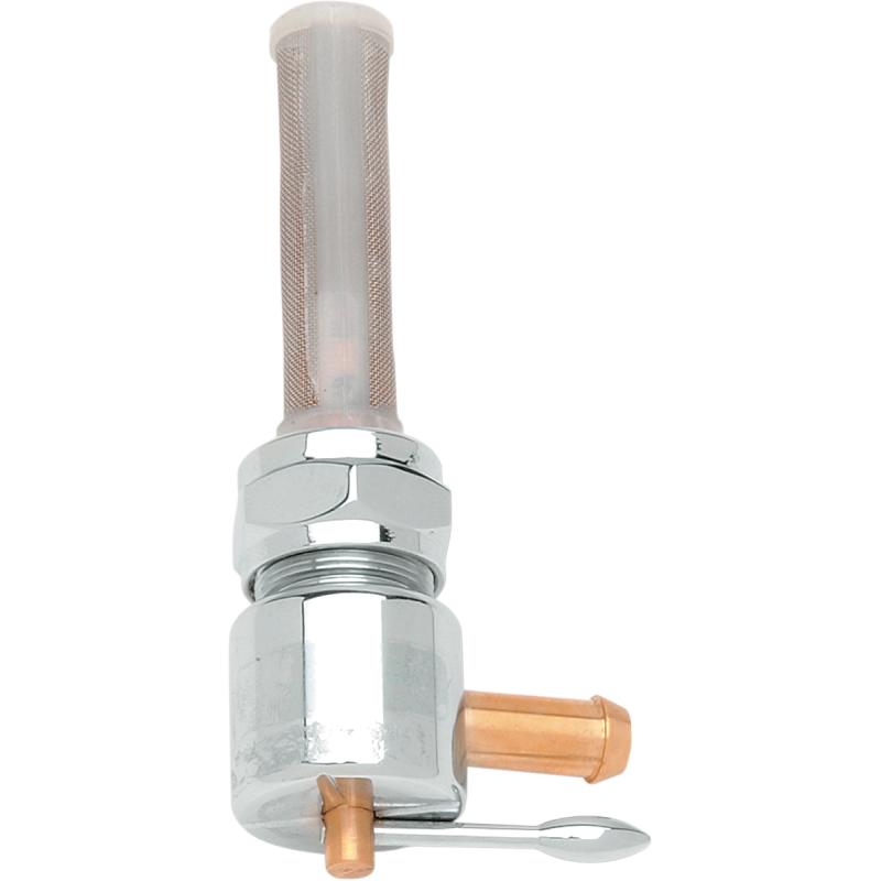 Chrome Petcock Forward-Facing