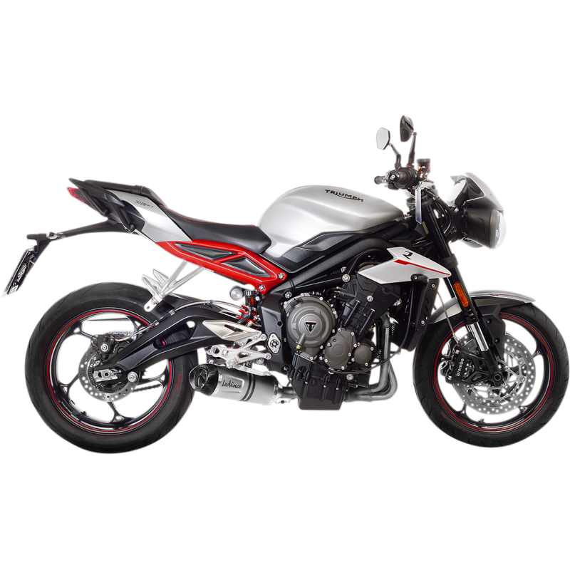 LV One EVO Slip-On, Stainless steel, Triumph Street Triple 765 17-22