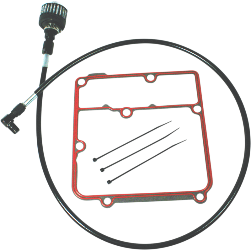 Oil Tank Breather Kit, Black