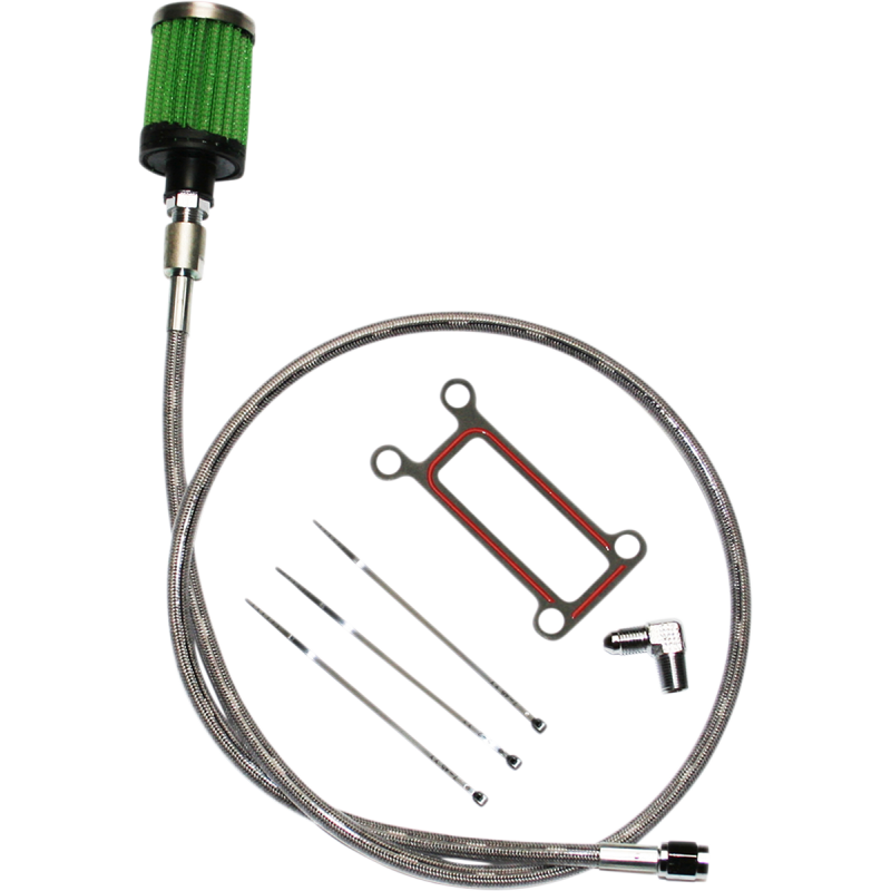 Oil Tank Breather Kit, Stainless