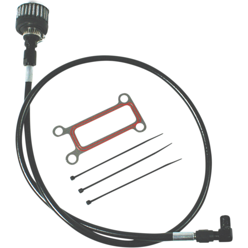 Oil Tank Breather Kit, Black