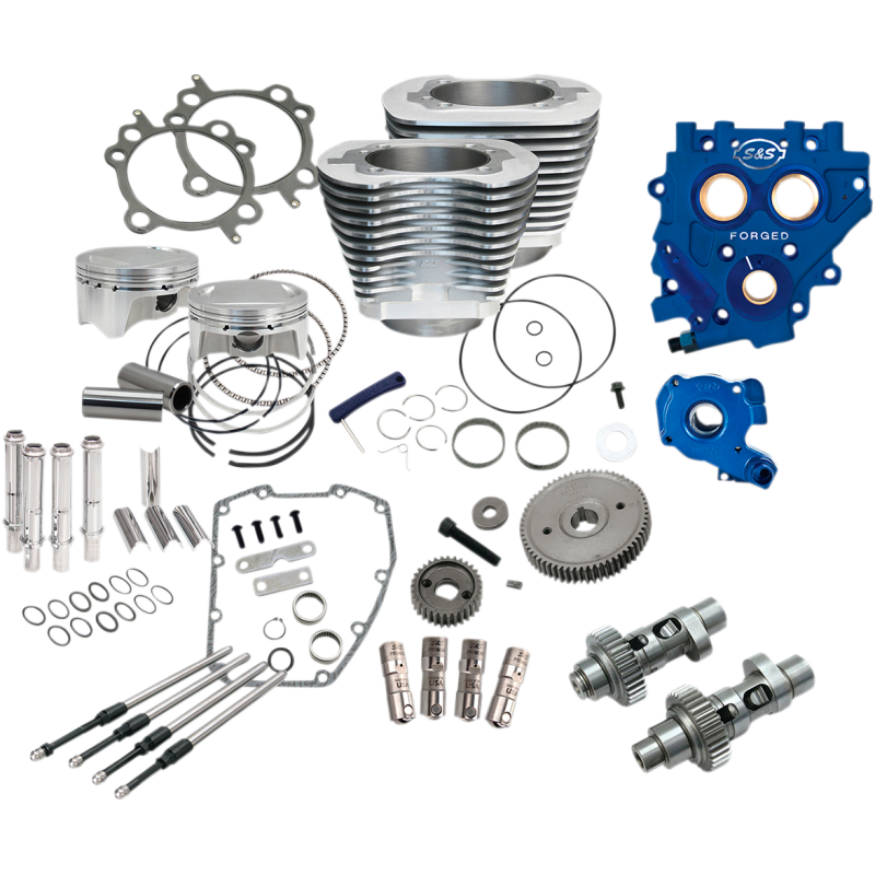 S&S 110" Power Package - Silver, Gear Drive